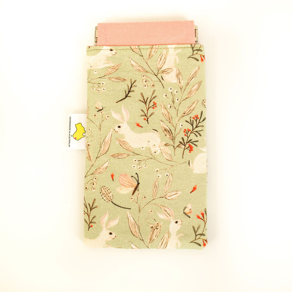glasses-case-soft-mint-cute-rabbit-mimi-handmade-australia