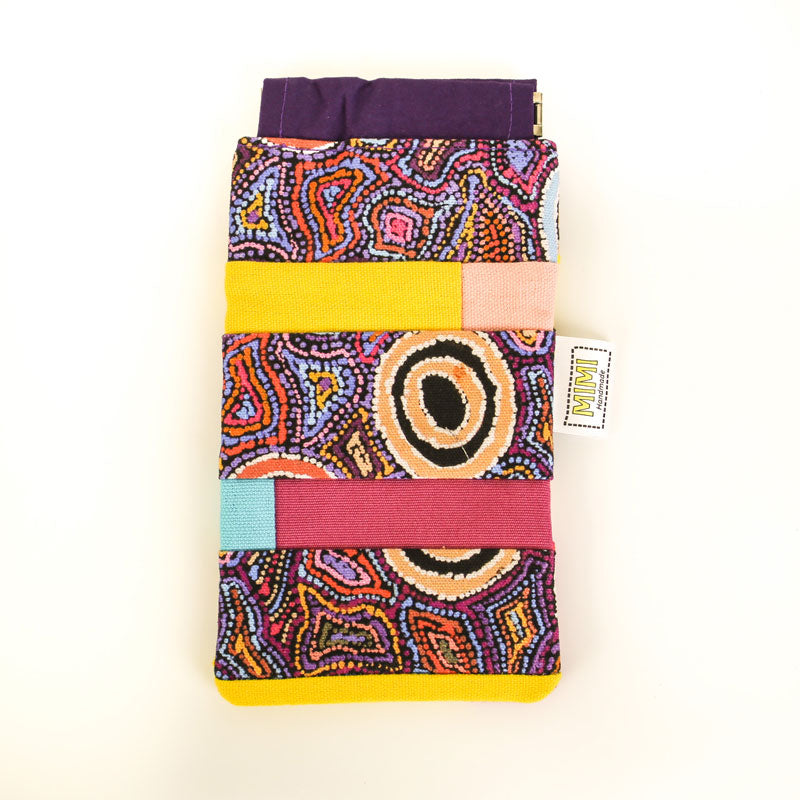 glasses-pouch-aboriginal-art-upcycled-fabric-mimi-handmade-australia