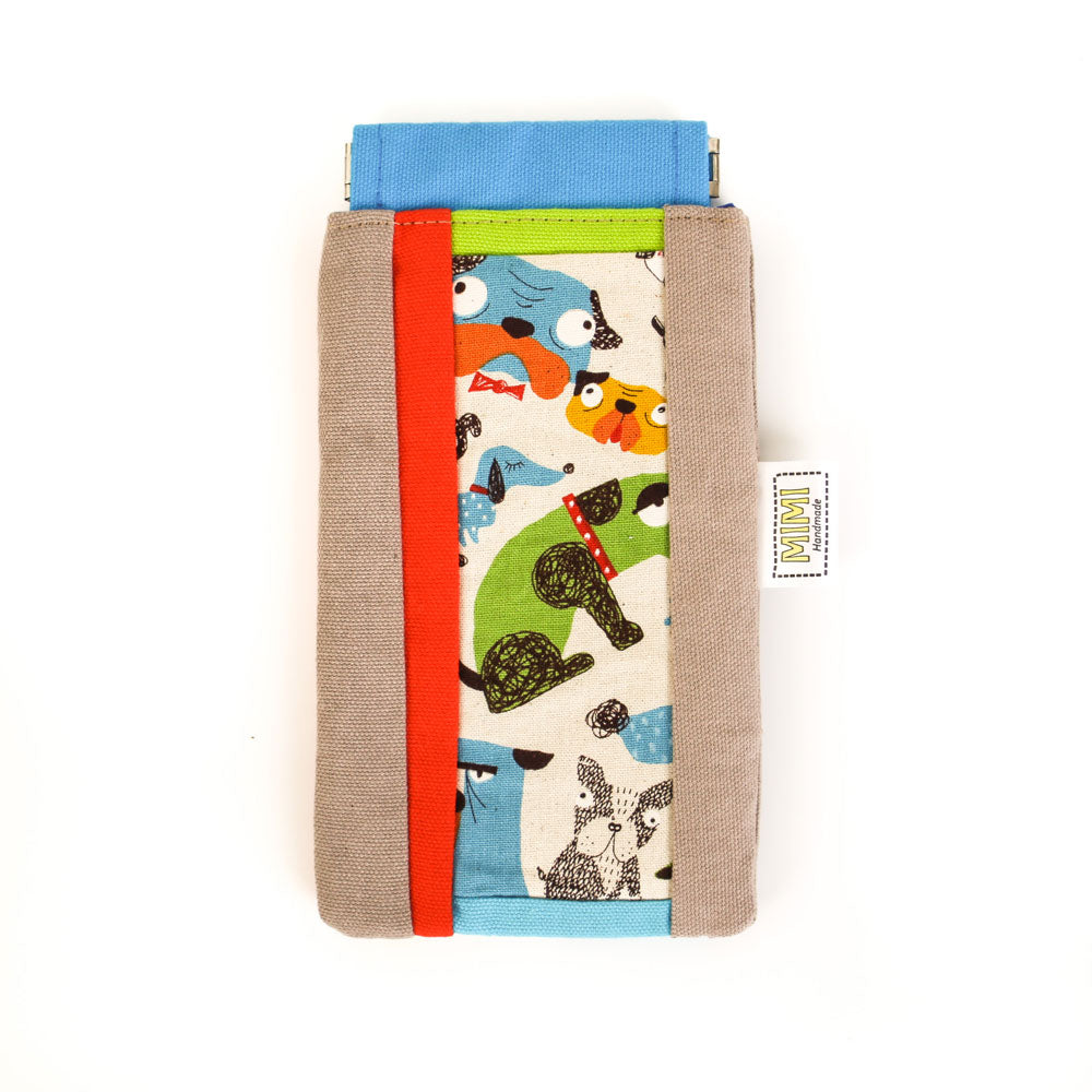glasses-pouch-fun-dogs-upcycled-fabric-mimi-handmade-australia