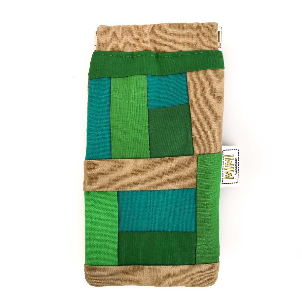 glasses-pouch-green-beige-patchwork-mimi-handmade-australia
