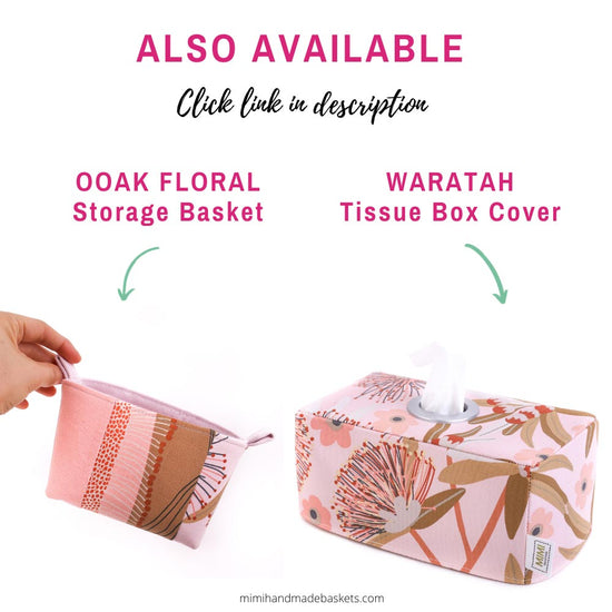 pink-waratah-tissue-box-cover-storage-basket-mimi-handmade-australia