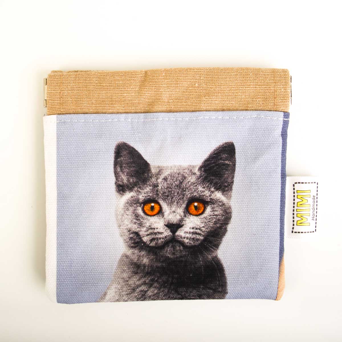 pouch-small-grey-cat-british-shorthair-print-mimi-handmade-australia