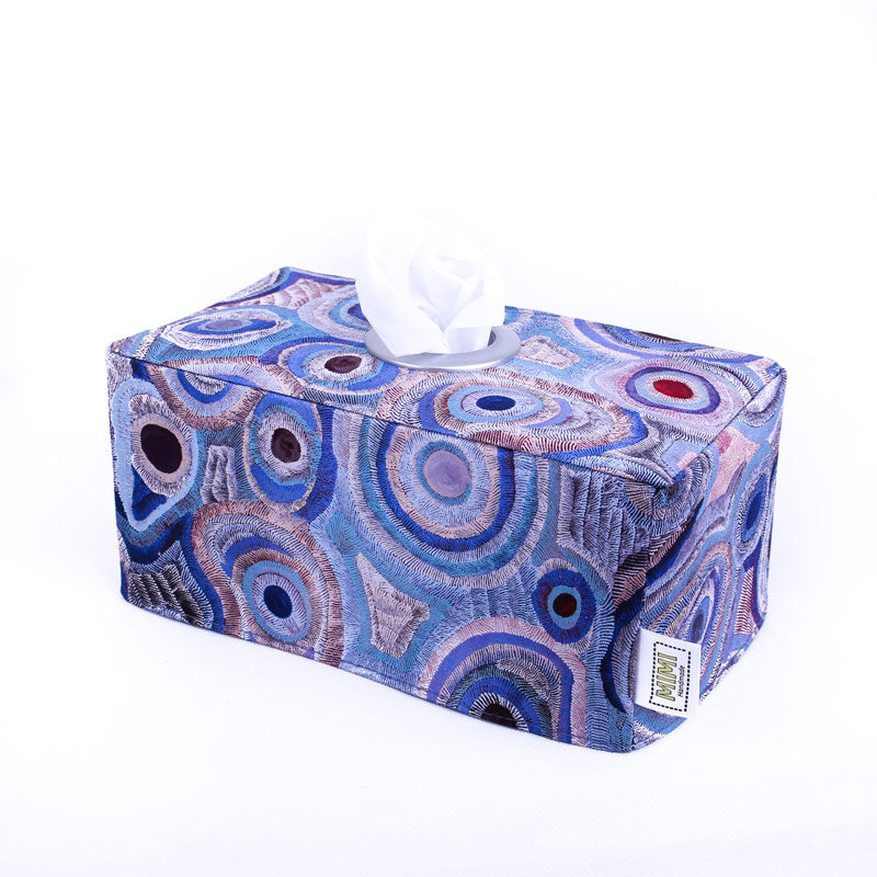 rectangular-tissue-box-cover-blue-water-dreaming-aboriginal-homewares