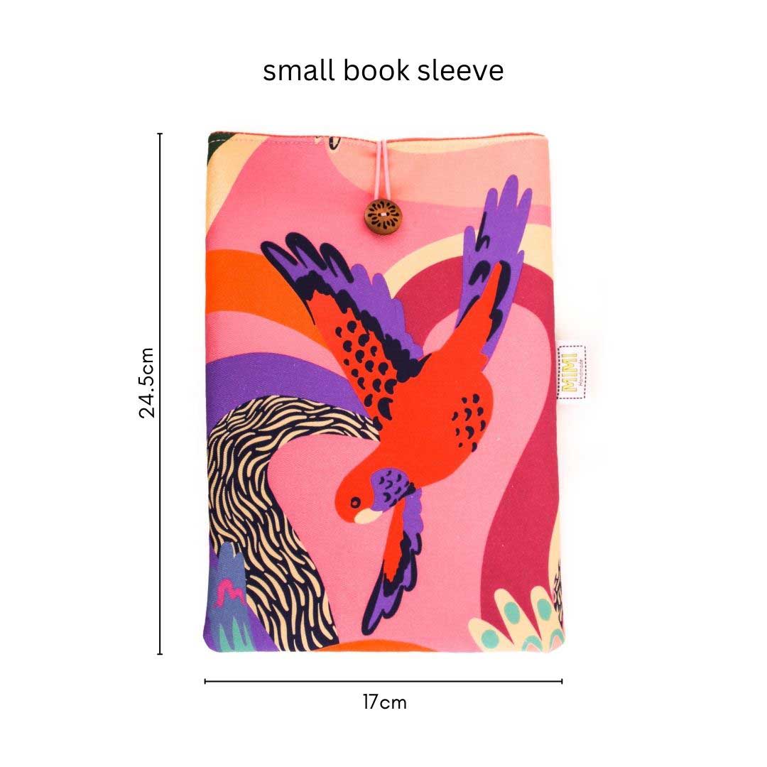 small-book-sleeve-padded-bright-colours-birds