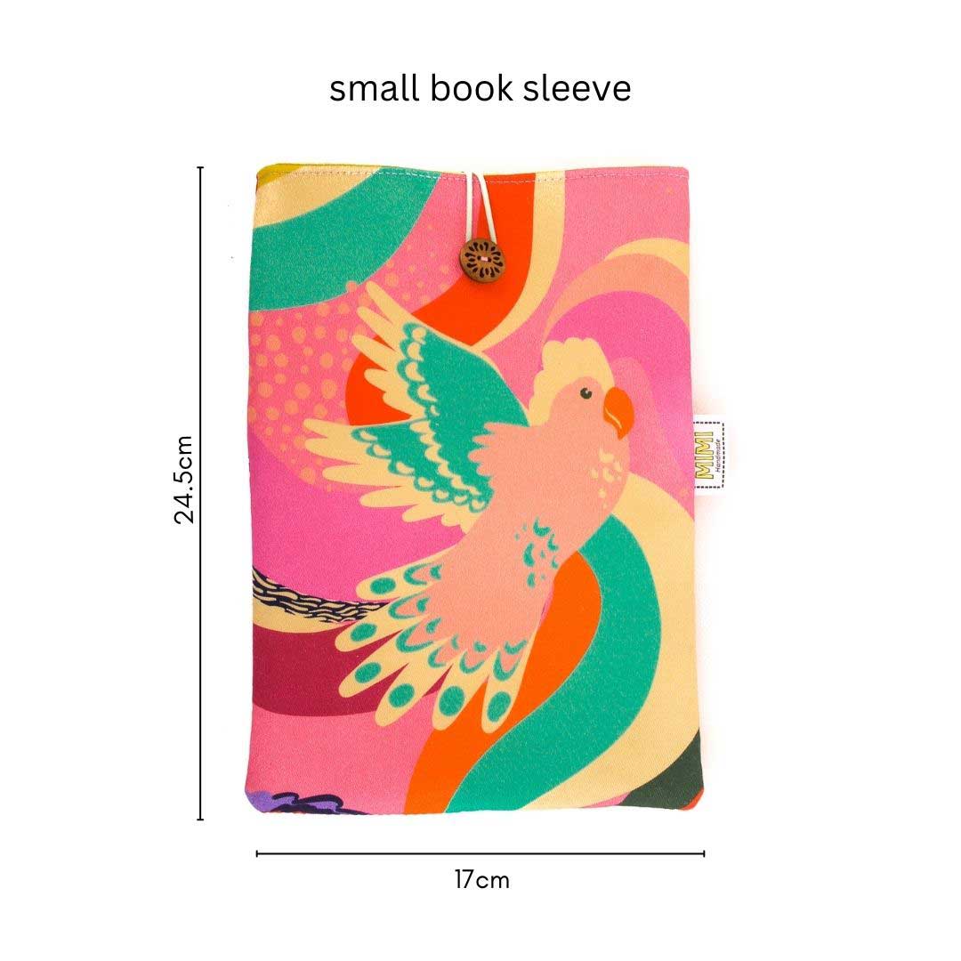 small-book-sleeve-padded-colourful-birds