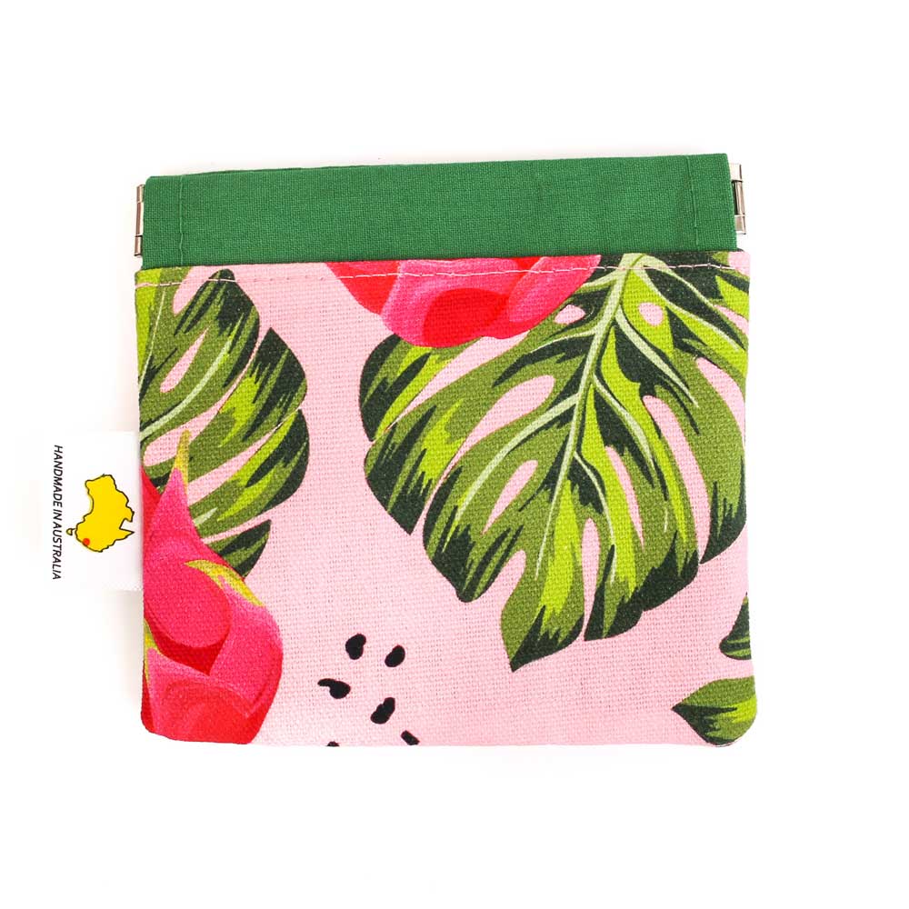 small-pouch-storage-monstera-leaf-mimi-handmade-australia