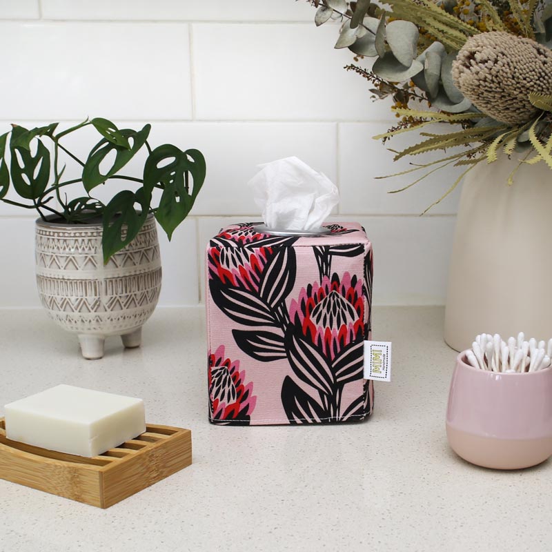 square-tissue-box-cover-pink-homeware-australiana-gifts