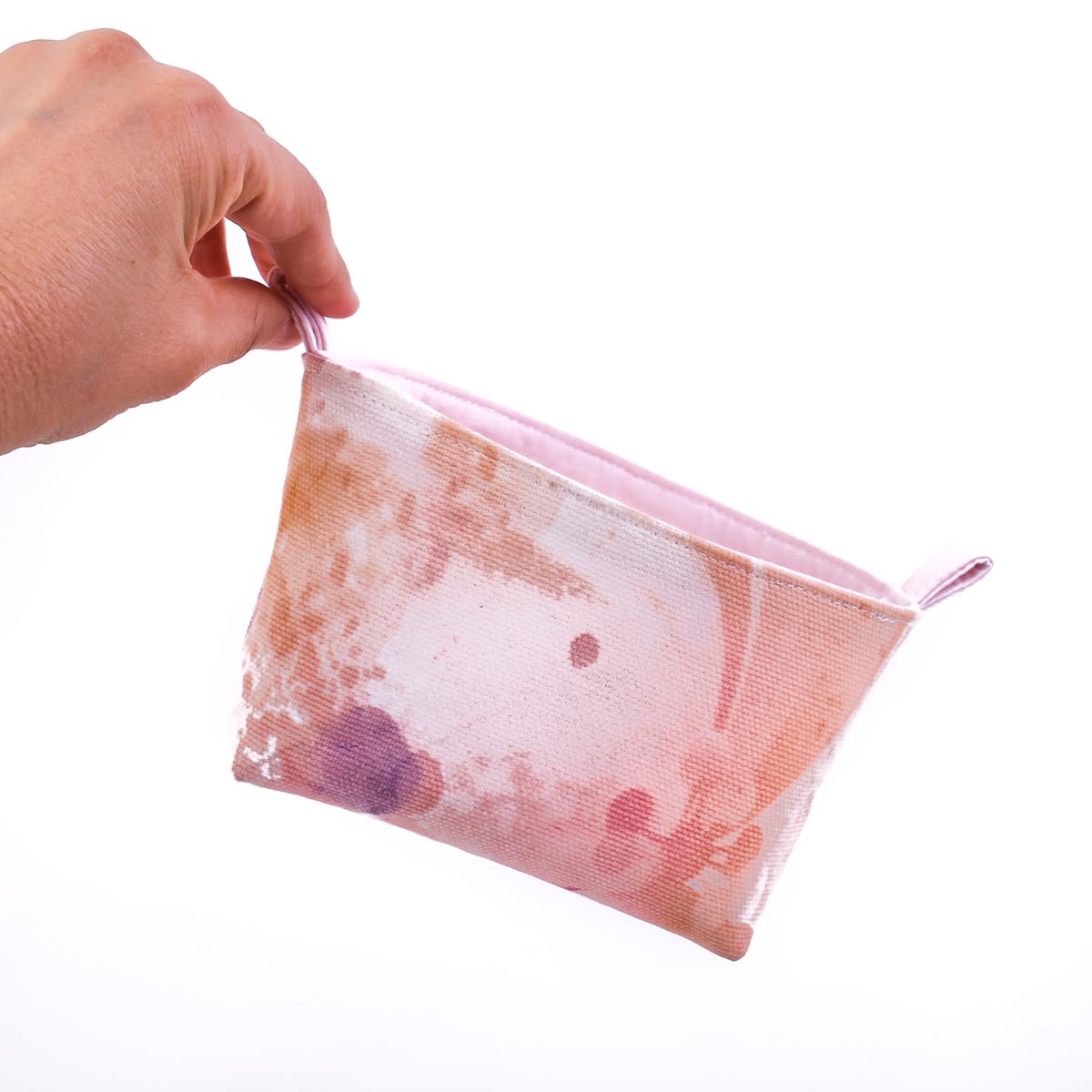 storage-basket-pink-watercolour-print-mimi-handmade-australia