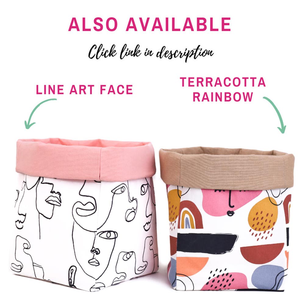 storage-baskets-boho-rainbow-linear-design-face-visage-planter-homewares-mimi-handmade-australia