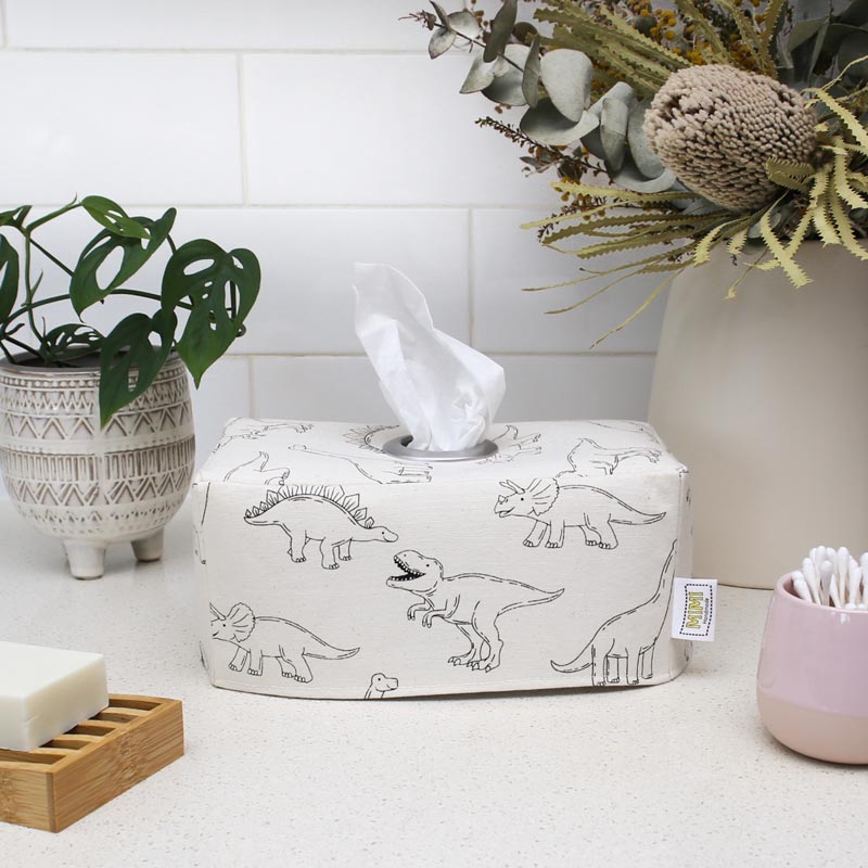 tissue-box-cover-bathroom-decor-dinosaur-print-mimi-handmade-australia