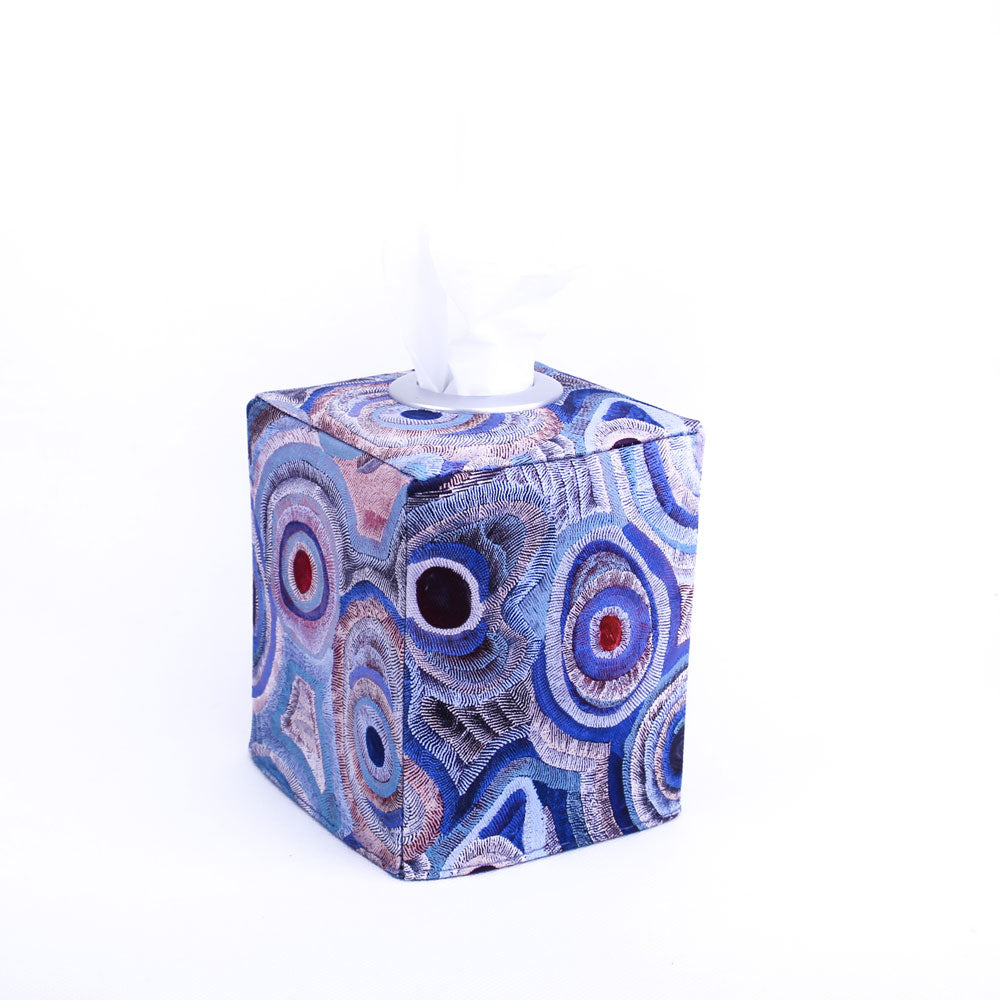 tissue-box-cover-blue-aboriginal-art-mimi-handmade-australia