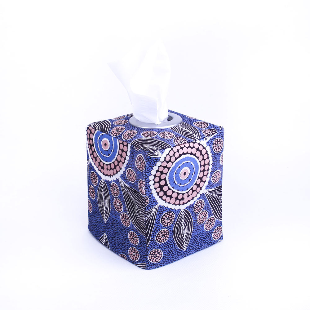 tissue-box-cover-blue-geometric-aboriginal-homewares-gifts-mimi-handmade-australia