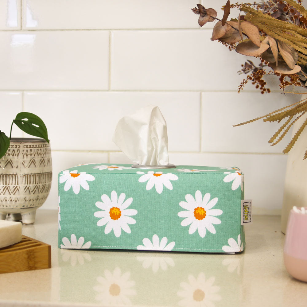 tissue-box-cover-daisy-green-bathroom-homewares-mimi-handmade
