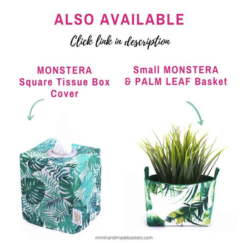 tissue-box-cover-monstera-decorative-basket-tropical-homewares-mimi-handmade-australia