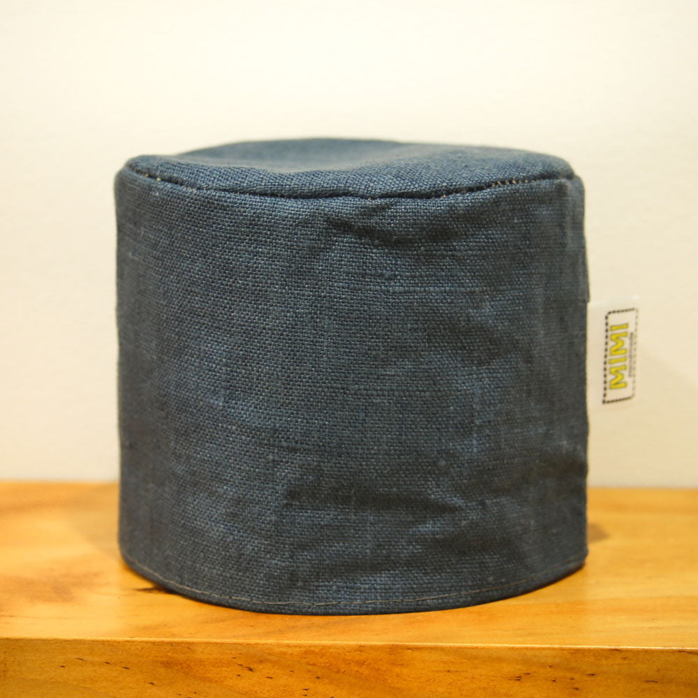 toilet-roll-cover-navy-blue-linen-mimi-handmade-australia