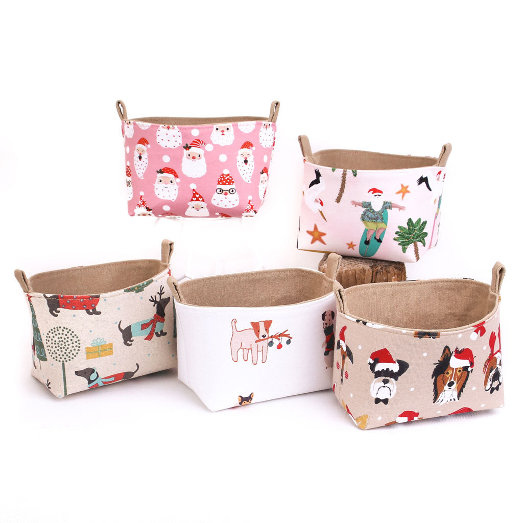 Christmas-baskets-fun-surfing-santa-and-xmas-dogs-mimi-handmade-australia