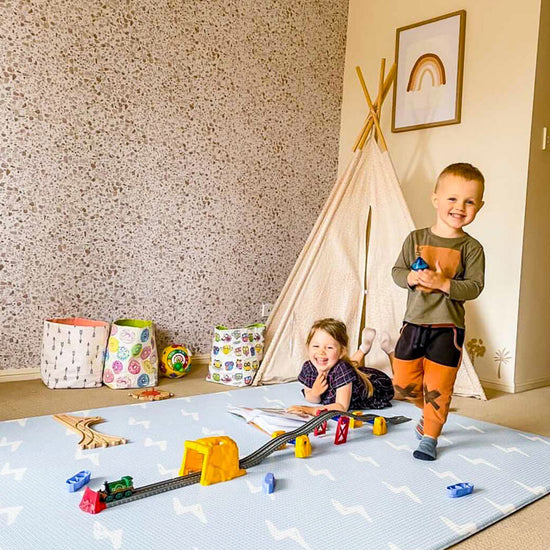 personalised-foldable-toy-storage-bags-for-happy-kids-playroom-with-teepee-play-tent