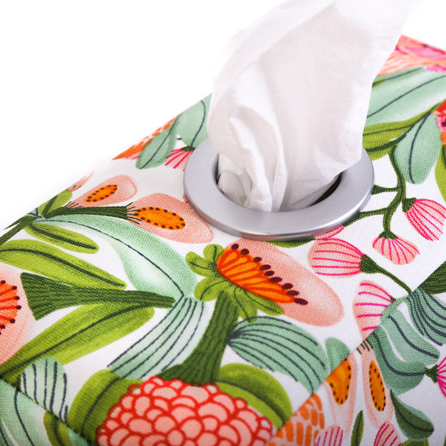 green-rectangular-tissue-box-cover-with-silver-ring-opening