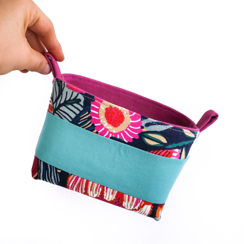 storage-basket-upcycled-floral-purple-teal