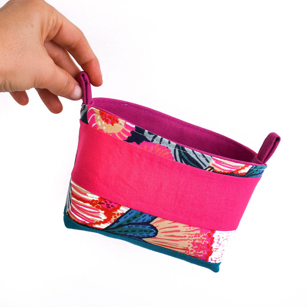 storage-basket-upcycled-hot-pink-mimi-handmade-australia