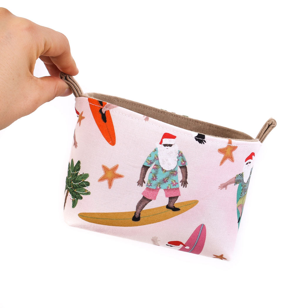surfing-santa-handmade-decorative-basket