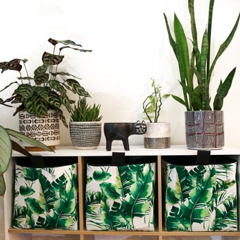 cube-storage-boxes-for-kallax-tropical-green-leaf-mimi-handmade-australia