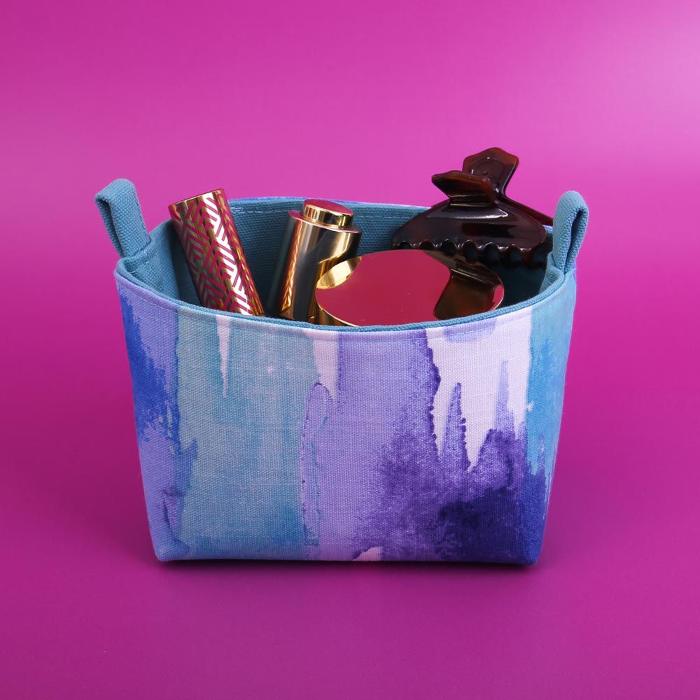basket-blue-watercolour-skincare-storage-mimi-handmade-australia