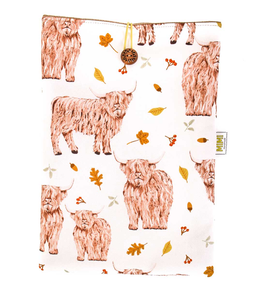 book-sleeve-ipad-highland-cows-print-mimi-handmade-australia