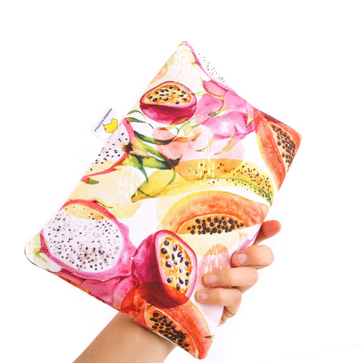 book-sleeve-tropical-fruit-pattern-mimi-handmade-australia