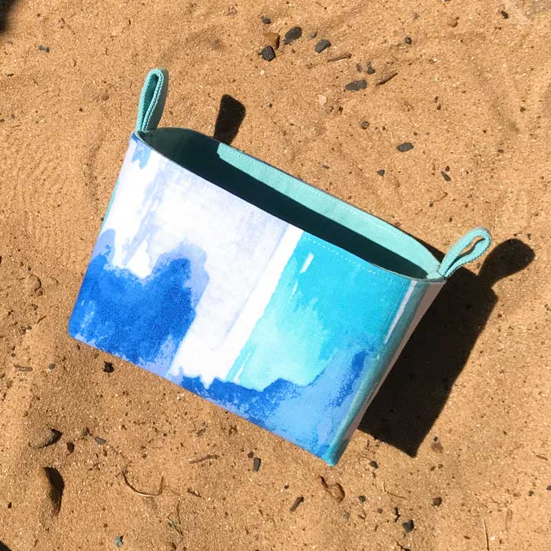 coastal-decor-blue-watercolour-storage-basket-mimi-handmade-australia