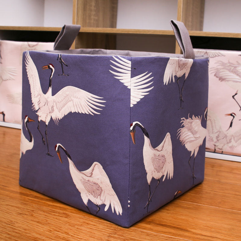 cube-storage-boxes-boho-dancing-cranes-purple