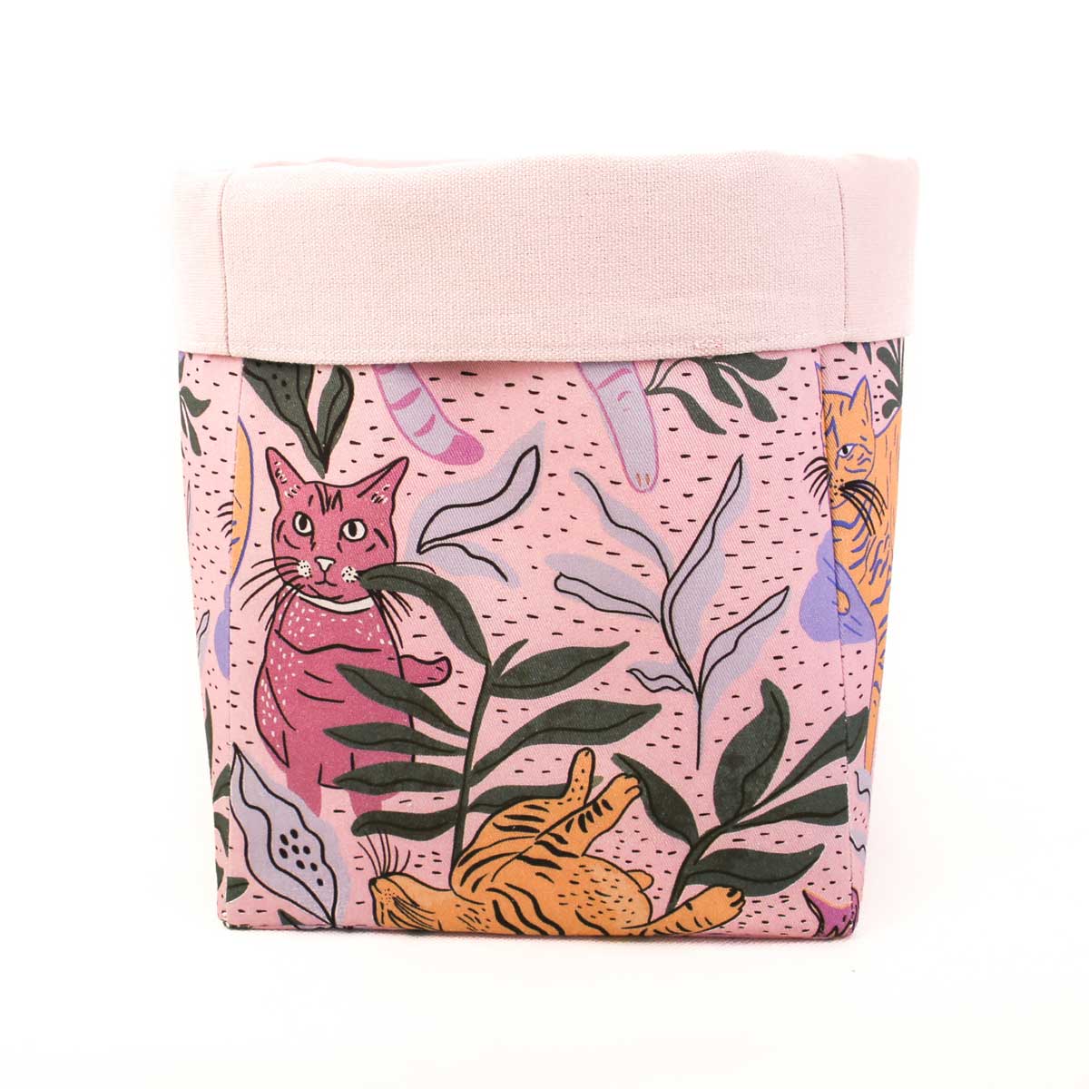fabric-storage-basket-pink-cat