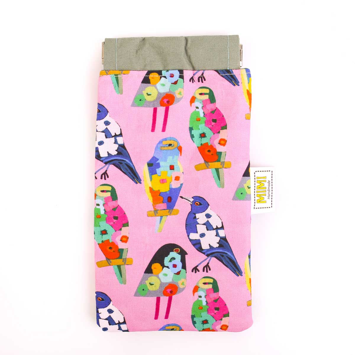 glasses-case-squeeze-pink-geometric-birds-mimi-handmade