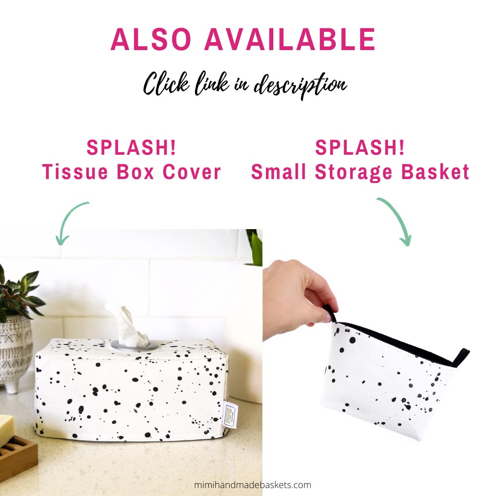 monochrome-splatter-tissue-box-cover-storage-basket-mimi-handmade-australia