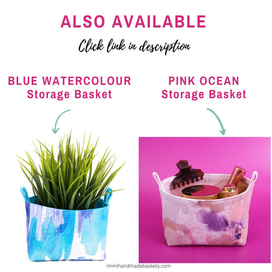 Load image into Gallery viewer, pink-and-blue-watercolour-storage-baskets-mimi-handmade-australia
