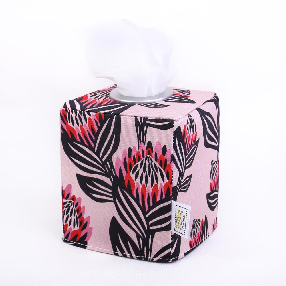 pink-protea-tissue-box-cover-australiana-gifts-mimi-handmade-australia
