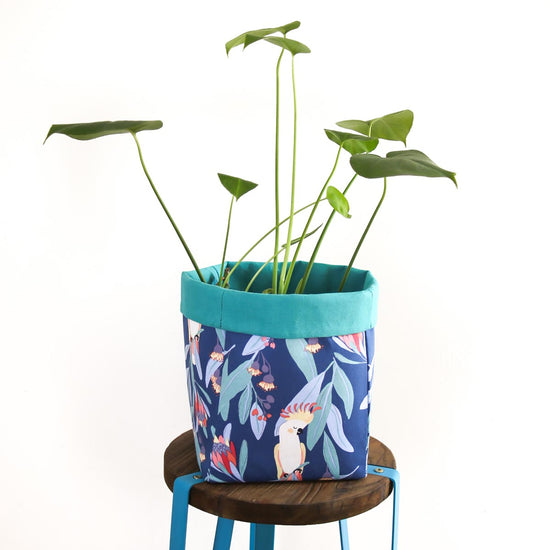 pot-plant-cover-cockatoo-australiana-gifts-mimi-handmade-australia