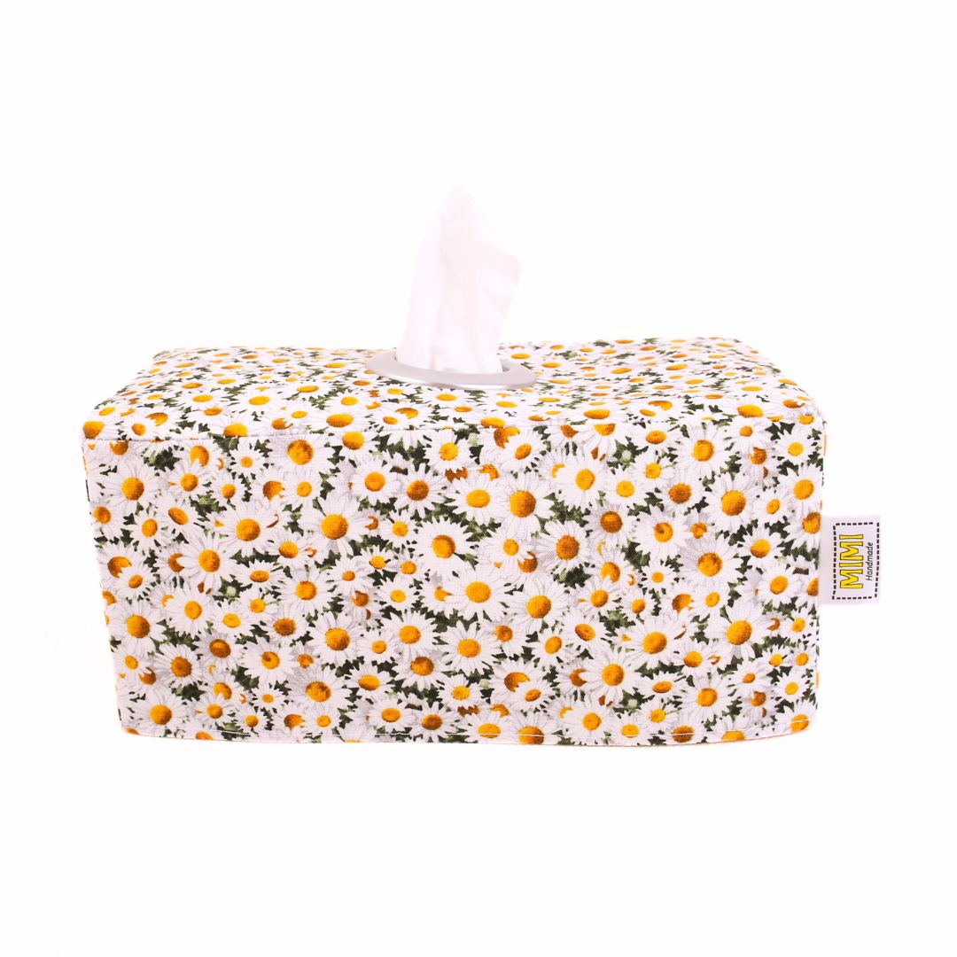 rectangular-tissue-box-cover-white-daisies-pattern-mimi-handmade-australia