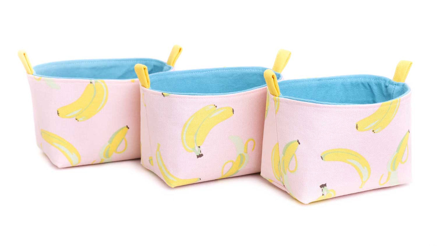 set-of-three-small-storage-baskets-tropical-banana-homewares-mimi-handmade-australia