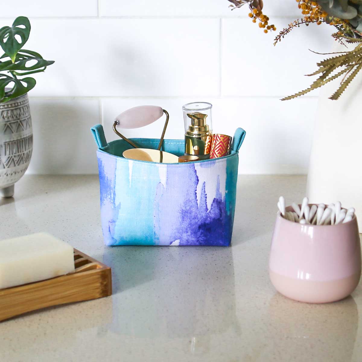 small-storage-basket-bathroom-blue-watercolour-nautical-decor-mimi-handmade-australia