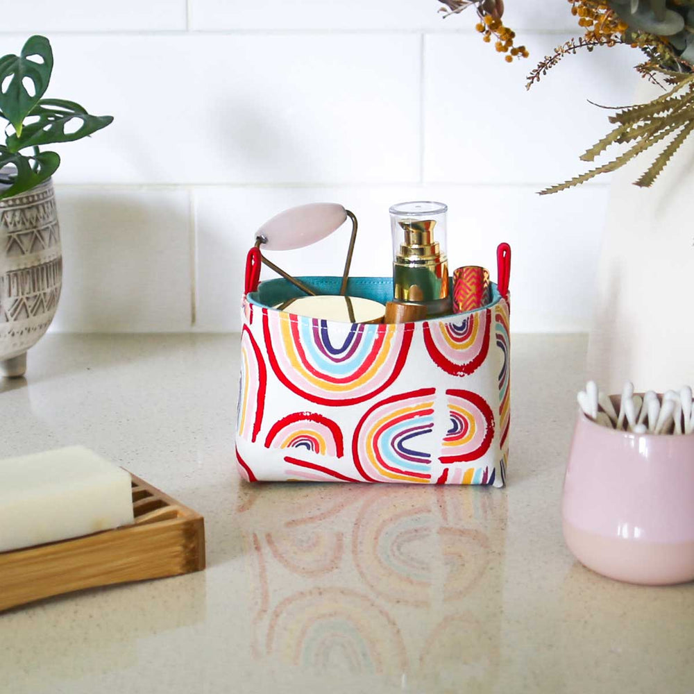 small-storage-basket-bathroom-rainbow-colourful-decor-mimi-handmade-australia