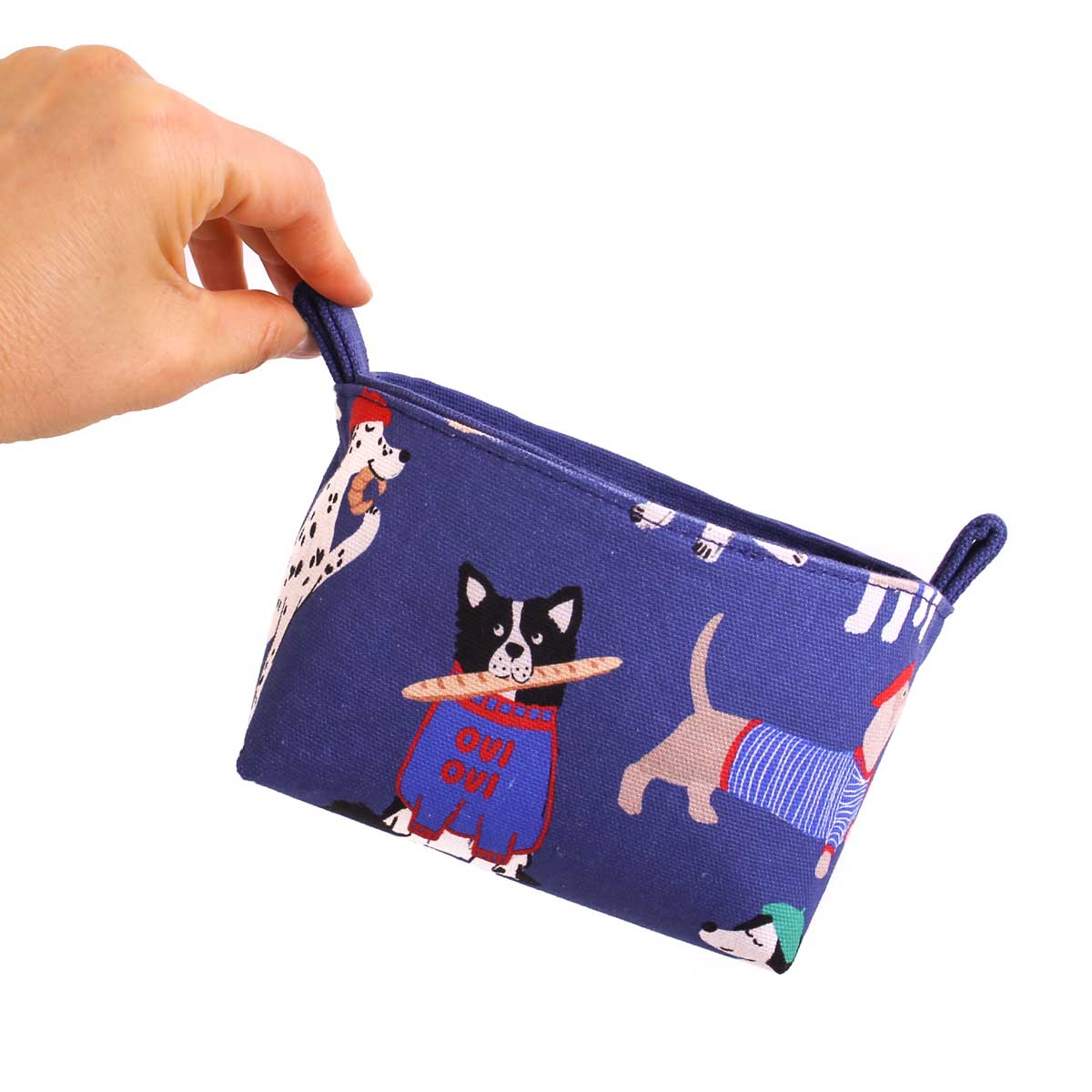 small-storage-basket-dog-print