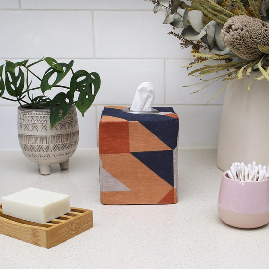 square-tissue-box-cover-bathroom-geometric-print-earthy-homewares-mimi-handmade-australia