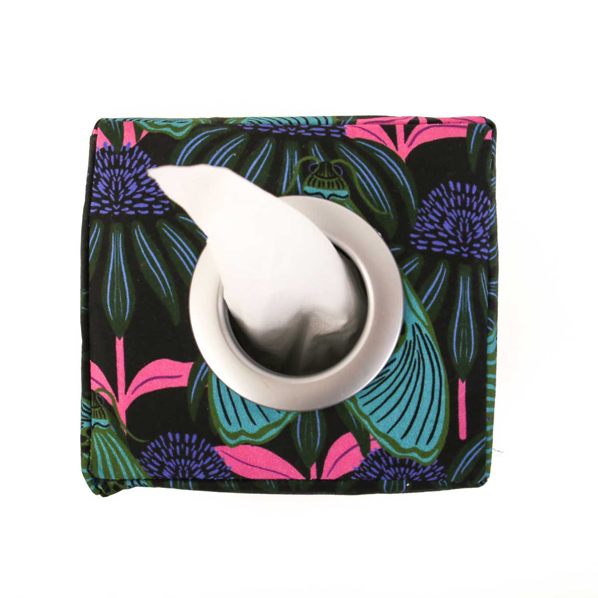 square-tissue-box-cover-black-night-moths-ring-opening-mimi-handmade-australia