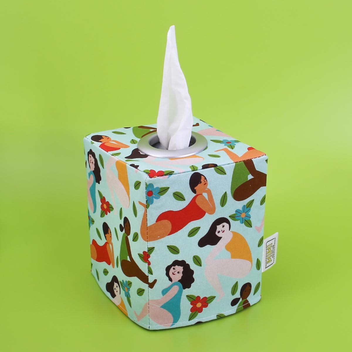 square-tissue-box-cover-women-swimmers-beachy-print-mimi-handmade-australia