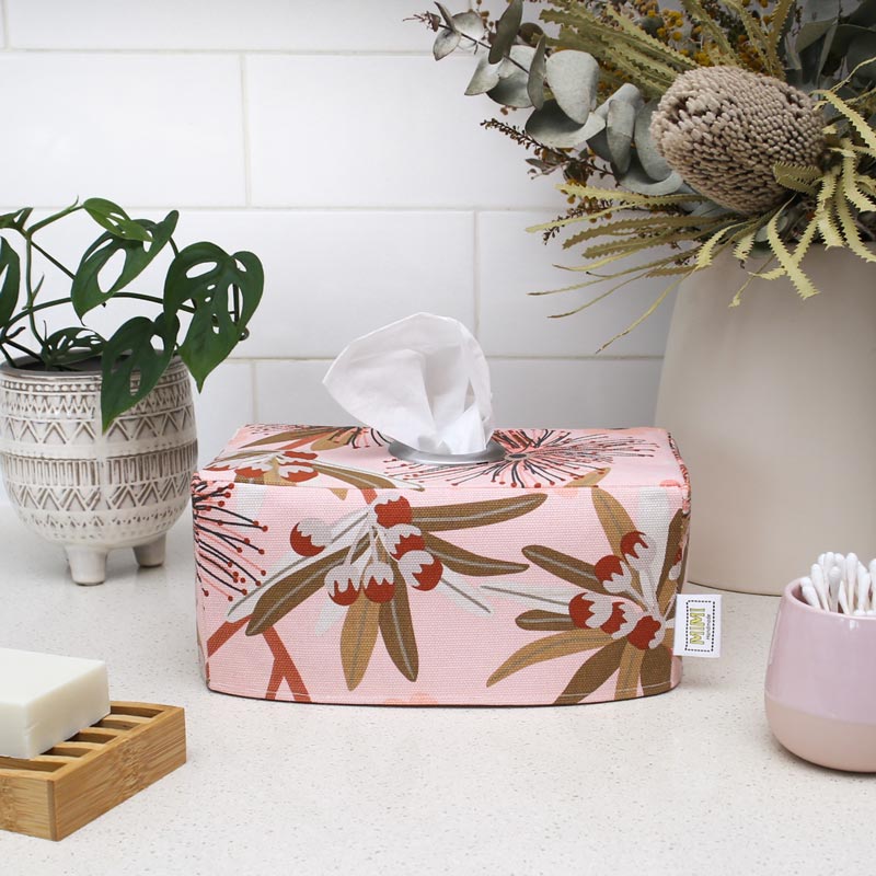 tissue-box-cover-bathroom-pink-floral-print-australiana-gifts-mimi-handmade-australia