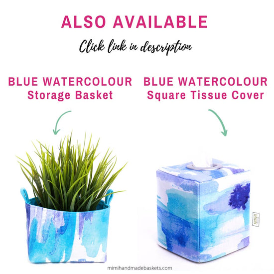 tissue-box-cover-blue-watercolour-storage-basket-mimi-handmade-australia