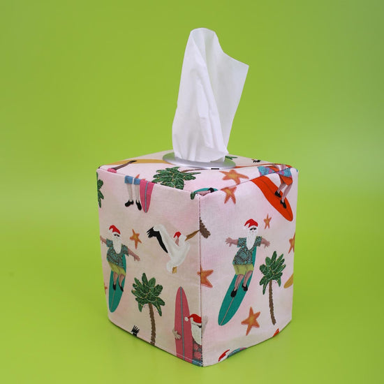 tissue-box-cover-christmas-surfing-santa-mimi-handmade-australia