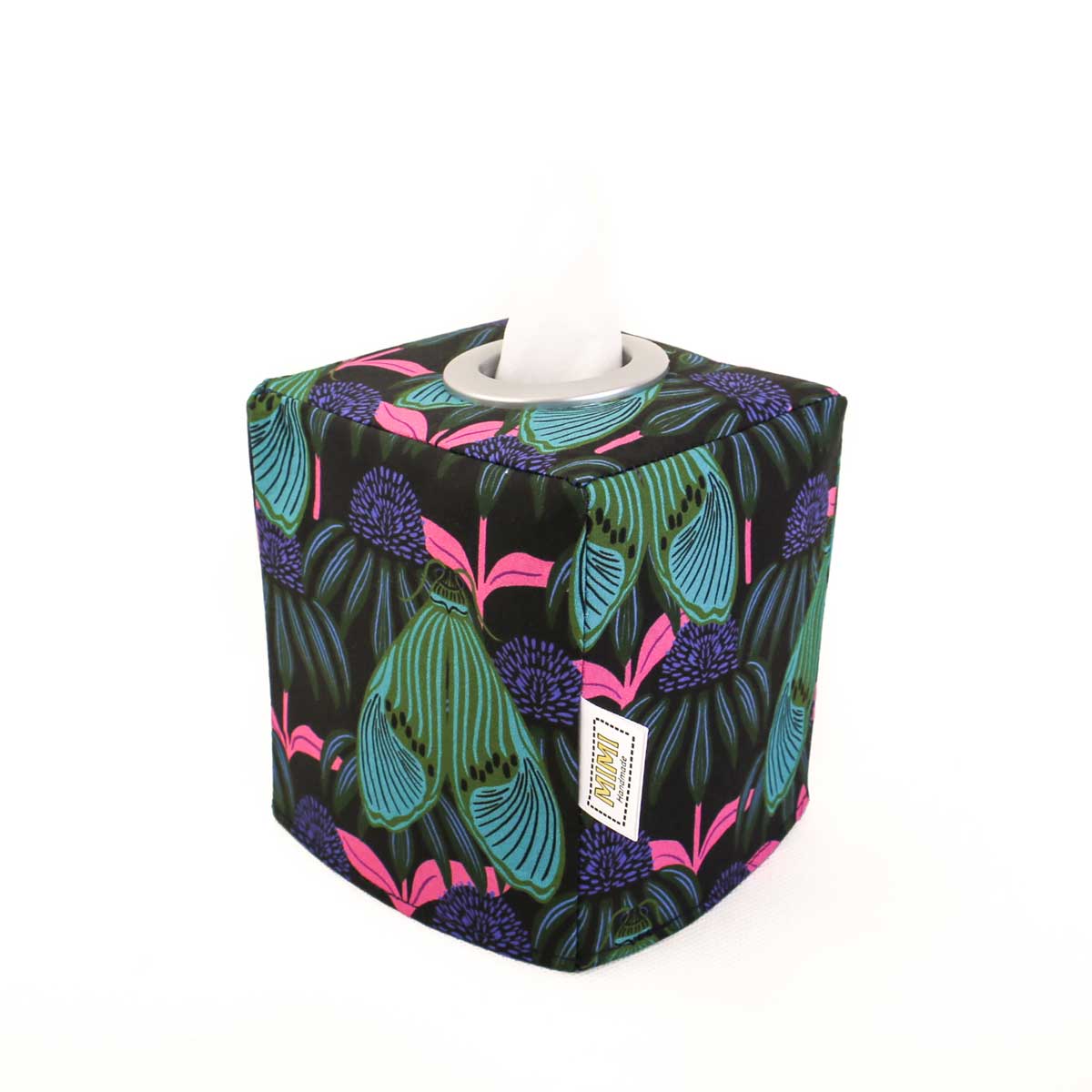 tissue-box-cover-night-moths-fabric-dark-academia-home-decor
