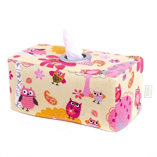 tissue-box-cover-yellow-pink-owl-woodland-animals-decor-mimi-handmade